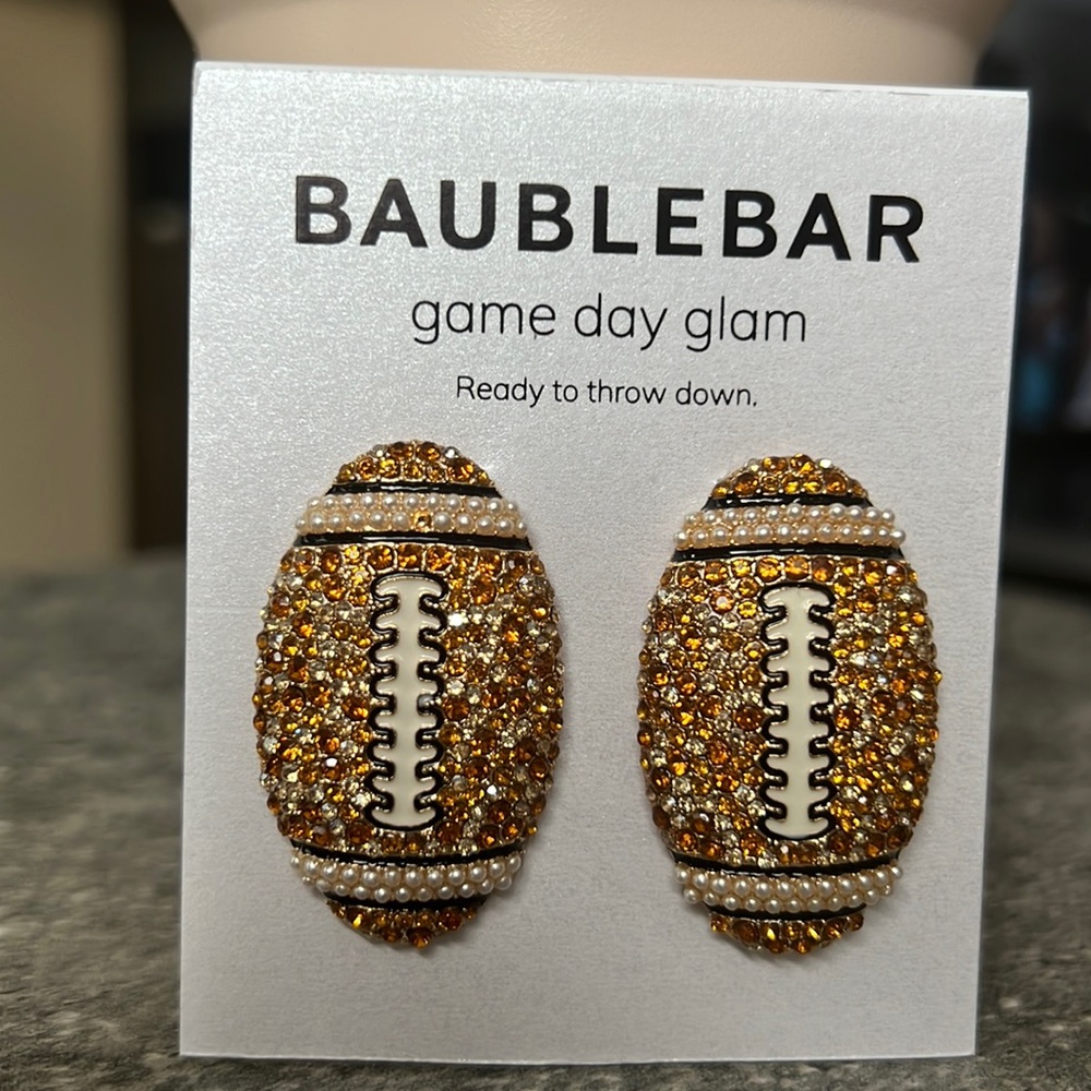 Football earrings